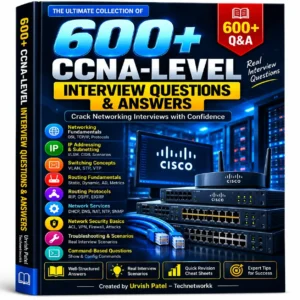 Master CCNA Interviews in One Book (600+ Questions With Answers)